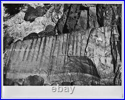 1950s Original PHILIP HYDE California Canyon Rock Abstract Silver Gelatin Photo