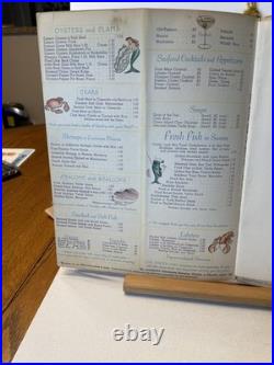 1952 Andrew Loomis MERMAID Cover Art OYSTER LOAF Menu San Francisco California