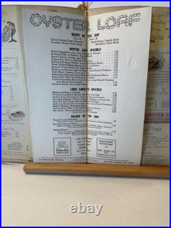 1952 Andrew Loomis MERMAID Cover Art OYSTER LOAF Menu San Francisco California