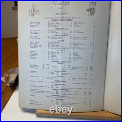 1952 Andrew Loomis MERMAID Cover Art OYSTER LOAF Menu San Francisco California