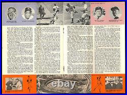 1963 San Francisco Giants Letter Schedule History Booklet Souvenir Price List