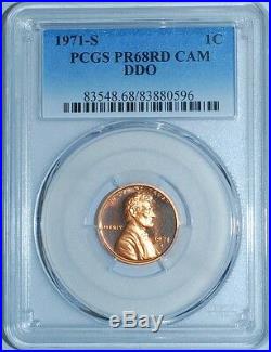 1971 S PCGS PR68CAM Cameo FS-101 DDO Doubled Double Die Obverse Lincoln Cent