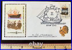 1972 San Francisco Stamp Expo Limited Edition #69 Cover, Thanksgiving Postmark