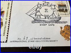 1972 San Francisco Stamp Expo Limited Edition #69 Cover, Thanksgiving Postmark