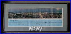 1976 Bill Harris Signed Smith Novelty San Francisco Bay Framed Photo & Map 28 W 1976 Bill Harris Signed Smith Novelty San Francisco Bay Framed Photo & Map 28 W