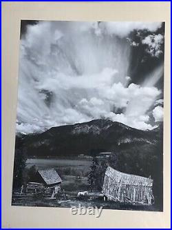 1976 Original SIGNED BOB WERLING Thunderstorm Canada Photograph (Ansel Adams)