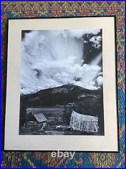 1976 Original SIGNED BOB WERLING Thunderstorm Canada Photograph (Ansel Adams)
