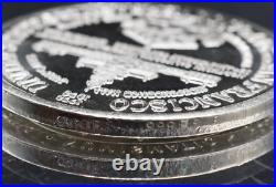 1976 San Francisco California Numismatic Asso Gold Panner 1oz Silver round C5241