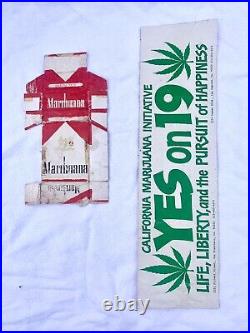 1979 Marijuana Reform Cannabis Poster Brochure Flyer San Francisco California