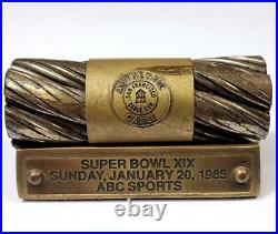1985 Authentic Cable From a San Francisco Cable Car Super Bowl XIX Souvenir