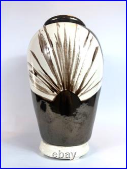 1985 San Francisco California Studio Art Pottery Large 17.5 Vase Artist Signed