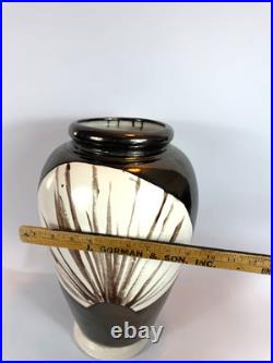 1985 San Francisco California Studio Art Pottery Large 17.5 Vase Artist Signed