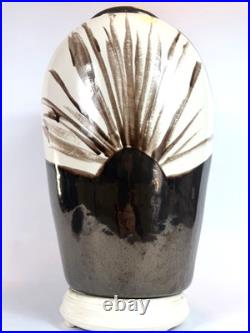 1985 San Francisco California Studio Art Pottery Large 17.5 Vase Artist Signed 1985 San Francisco California Studio Art Pottery Large 17.5 Vase Artist Signed
