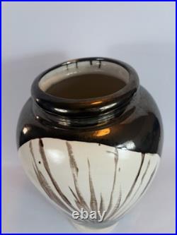 1985 San Francisco California Studio Art Pottery Large 17.5 Vase Artist Signed
