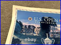 1998 US OPEN CHAMPIONSHIP GOLF POSTER 23x29 The Olympic Club San Francisco CA
