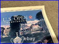 1998 US OPEN CHAMPIONSHIP GOLF POSTER 23x29 The Olympic Club San Francisco CA