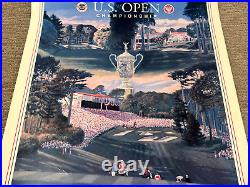 1998 US OPEN CHAMPIONSHIP GOLF POSTER 23x29 The Olympic Club San Francisco CA