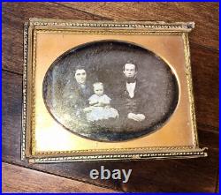1/2 PL Daguerreotype ID'd Politician Gold Rush Miner California Rare 1800s Photo 1/2 PL Daguerreotype ID'd Politician Gold Rush Miner California Rare 1800s Photo