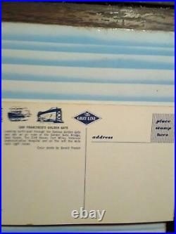 20 vintage photo POST CARDS RARE ALL FROM GRAY LINE SAN FRANCISCO CALIFORNIA 20 vintage photo POST CARDS RARE ALL FROM GRAY LINE SAN FRANCISCO CALIFORNIA