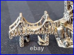 2 Ballena Bay Pewter Pieces San Francisco/bridge And Cable Car With Coa 2 Ballena Bay Pewter Pieces San Francisco/bridge And Cable Car With Coa