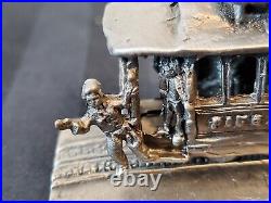 2 Ballena Bay Pewter Pieces San Francisco/bridge And Cable Car With Coa