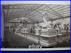 2 orig. Albumen photos I. W. Taber San Francisco Palace Hotel +Cliff House 1880s