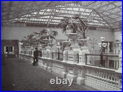 2 orig. Albumen photos I. W. Taber San Francisco Palace Hotel +Cliff House 1880s