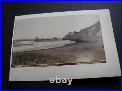 2 orig. Albumen photos I. W. Taber San Francisco Palace Hotel +Cliff House 1880s
