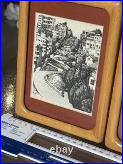 2x Martin Tang Lithographs, Franklin St and Lombard St San Francisco, California