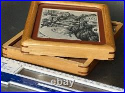 2x Martin Tang Lithographs, Franklin St and Lombard St San Francisco, California