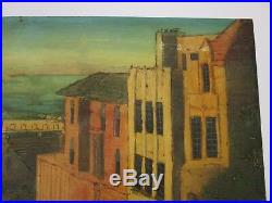 48 Inch Robert Farrington Painting Large San Francisco California Regionalist