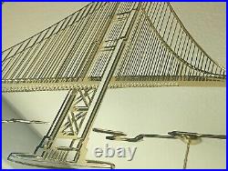 $500 Bassett Mirror Co. San Francisco Golden Gate Bridge 36 x 24 Vintage Rare