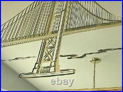 $500 Bassett Mirror Co. San Francisco Golden Gate Bridge 36 x 24 Vintage Rare