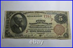 $5 1882 San Francisco California National Bank Note 1741 P
