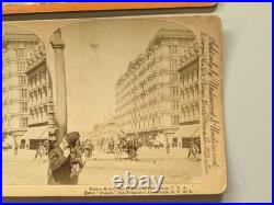 (5) Palace Hotel San Francisco California Stereoview Photographs