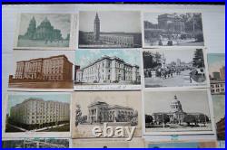 62 SAN FRANCISCO CA POSTCARDS ANTIQUE & VINTAGE Alcatraz Earth Quake Hotels