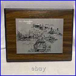 AL CIGICH Electronic Engravers San Fransisco 1981 Metal Engraving 9in x 7in