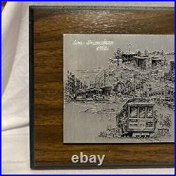 AL CIGICH Electronic Engravers San Fransisco 1981 Metal Engraving 9in x 7in
