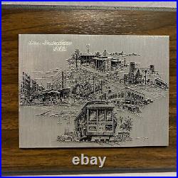 AL CIGICH Electronic Engravers San Fransisco 1981 Metal Engraving 9in x 7in
