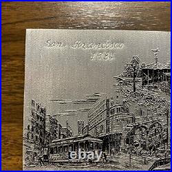 AL CIGICH Electronic Engravers San Fransisco 1981 Metal Engraving 9in x 7in