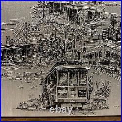 AL CIGICH Electronic Engravers San Fransisco 1981 Metal Engraving 9in x 7in