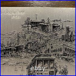 AL CIGICH Electronic Engravers San Fransisco 1981 Metal Engraving 9in x 7in