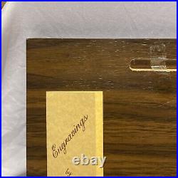AL CIGICH Electronic Engravers San Fransisco 1981 Metal Engraving 9in x 7in