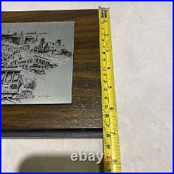 AL CIGICH Electronic Engravers San Fransisco 1981 Metal Engraving 9in x 7in