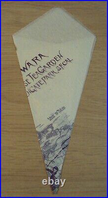 ANTIQUE'Delicate Paper SOUVENIR' Art WorkJAPANESE TEA GARDENS San Francisco