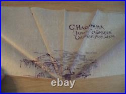 ANTIQUE'Delicate Paper SOUVENIR' Art WorkJAPANESE TEA GARDENS San Francisco
