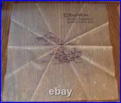 ANTIQUE'Delicate Paper SOUVENIR' Art WorkJAPANESE TEA GARDENS San Francisco