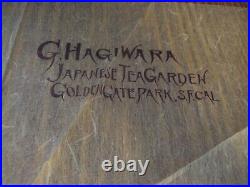 ANTIQUE'Delicate Paper SOUVENIR' Art WorkJAPANESE TEA GARDENS San Francisco