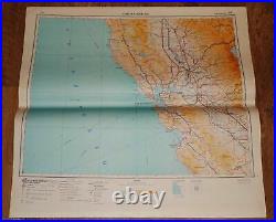 AUTHENTIC Soviet Russian Topographic Map SAN FRANCISCO, CALIFORNIA Ed. 1949 USA