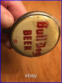 Acme Brewing Bull Dog Beer Ball Tap Knob Handle San Francisco California